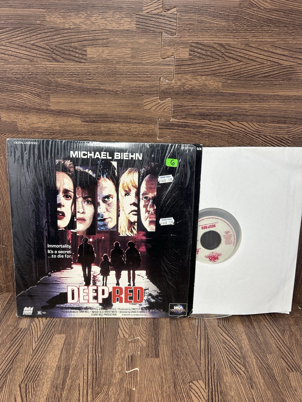DEEP RED Laserdisc LD VERY GOOD CONDITION VERY RARE GREAT FILM MICHAEL BIEHN