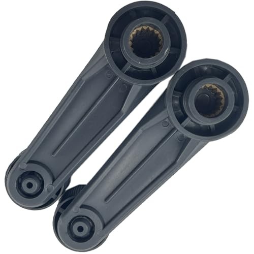Pair Window Crank Lever Handle Gray Compatible with Tacoma Corolla Pickup Van