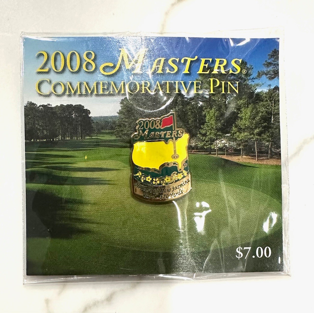 Masters Golf 2008 Official Commemorative Pin Augusta National-Sealed