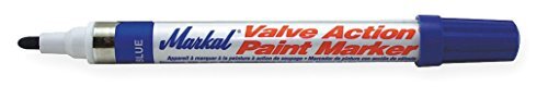 Markal 96825 Valve Action Paint Marker, Blue