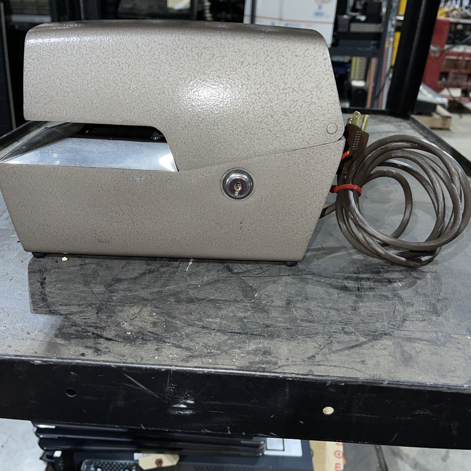 RapidPrint AR-E Electric Time Recorder Stamp NO KEY
