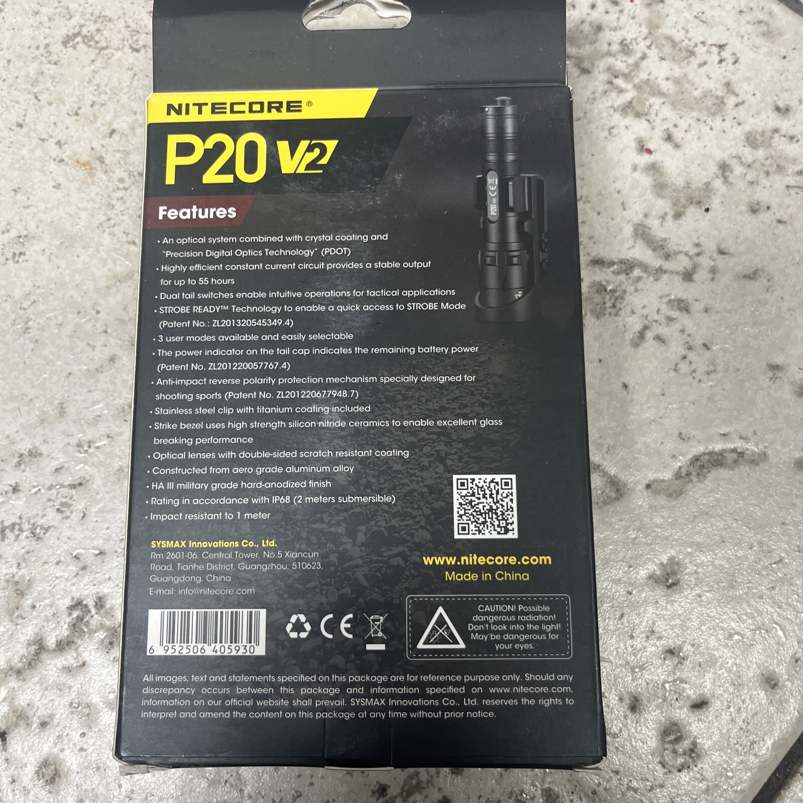 ~NEW~ Nitecore P20 V2 1100 Lumen LED Flashlight