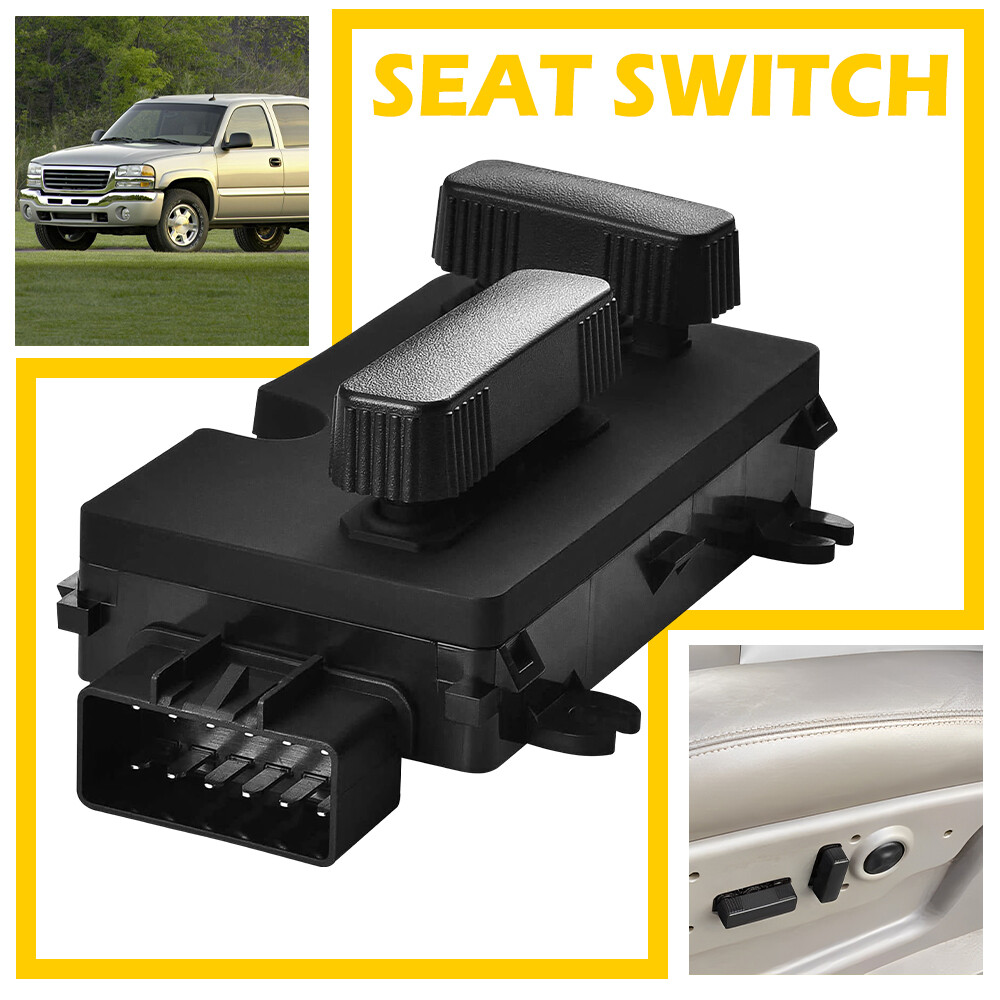 Driver Side Power Seat Switch For 1999-2006 GMC Sierra 1500 2500 3500 Waterproof
