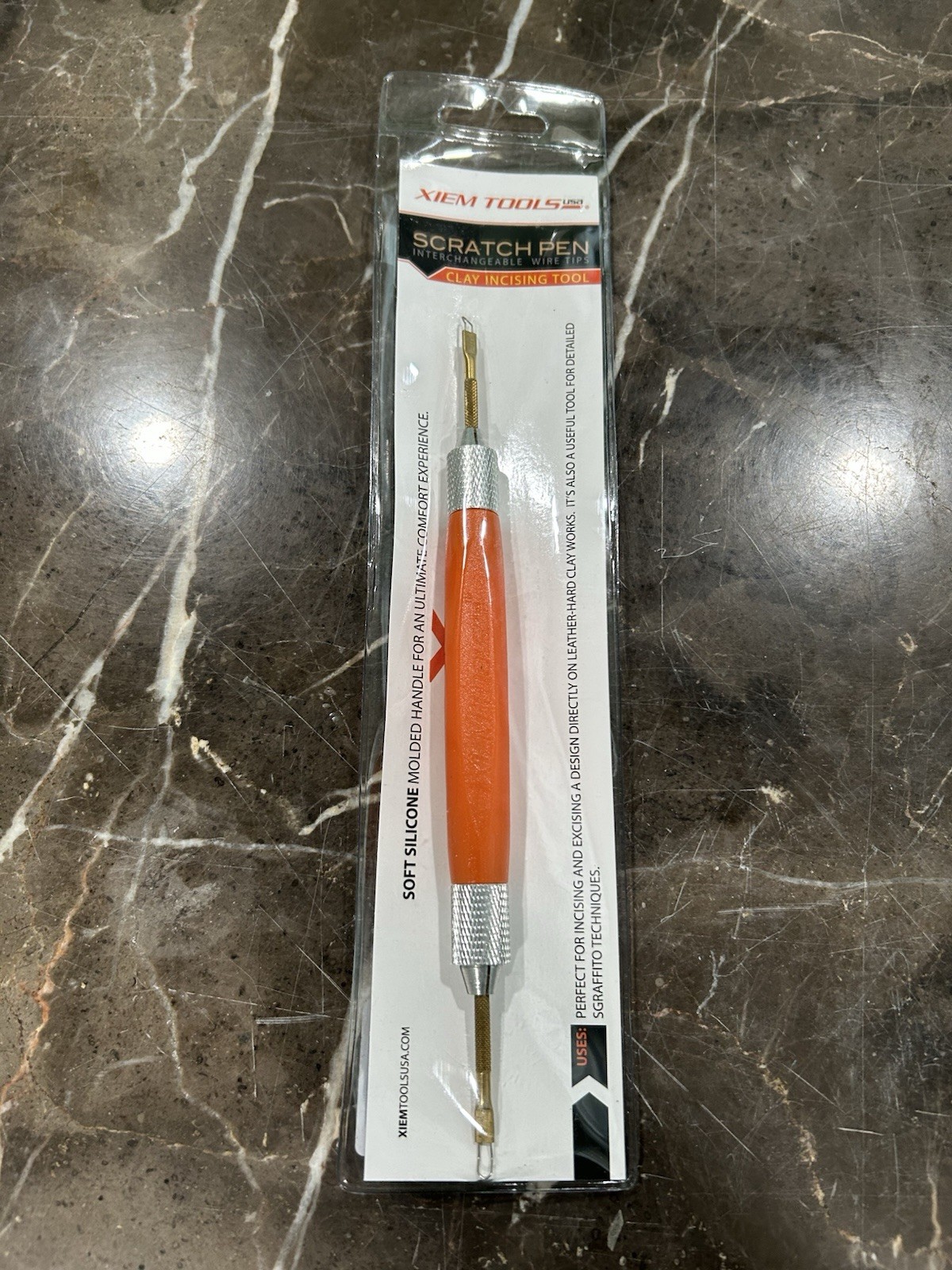 Clay Incising Tool for Clay Sculpting Scratch Pen Interchangeable Wire Tips USA