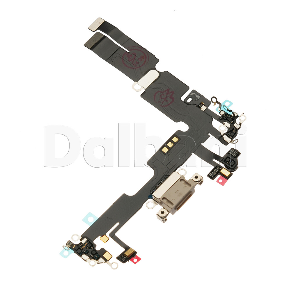 OEM Charging Port Charger Dock Mic Flex Cable For iPhone 14+ Plus White