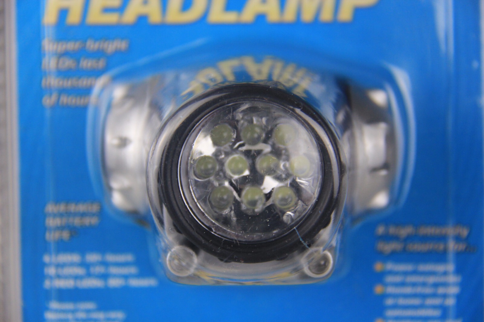 High Uinta Gear Endurance Headlamp 12 LED, Three Modes, Adjustable Head Strap