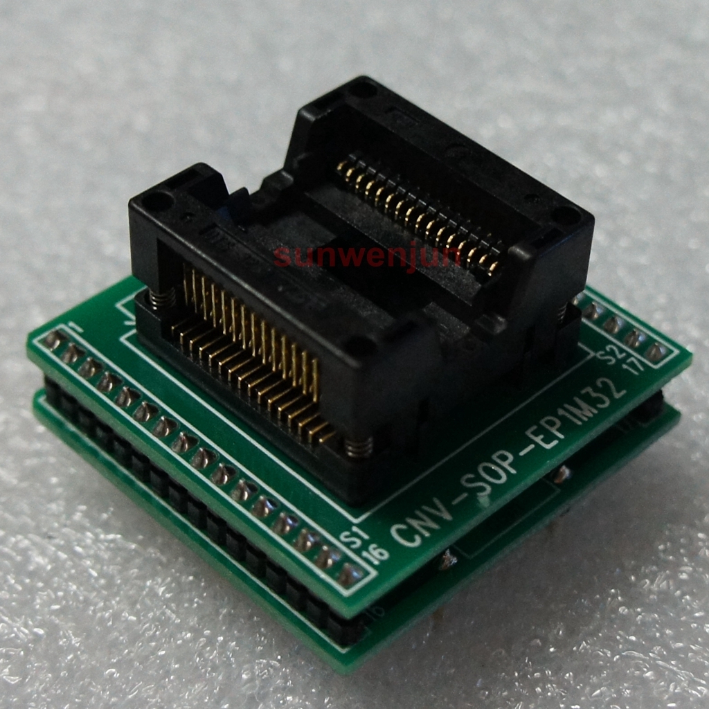 CNV-SOP-DIP32 ENPLAS SOP32/SO32/SOIC32 TO DIP32 IC Socket Programmer Adapter