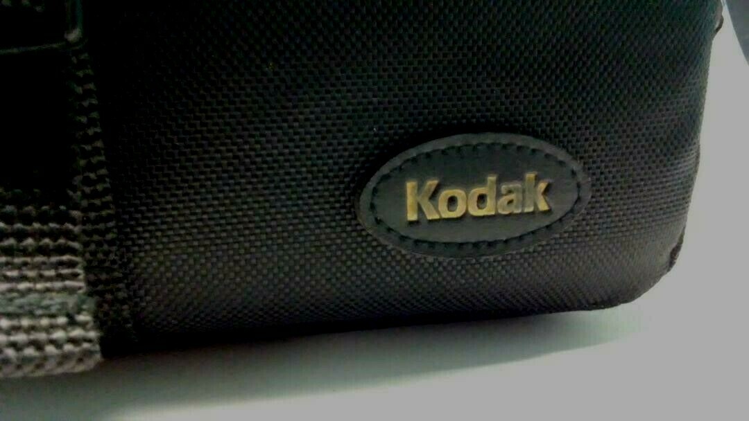 Kodak Black Nylon Camera Case with Adjustable Shoulder Strap - 9x6 inches