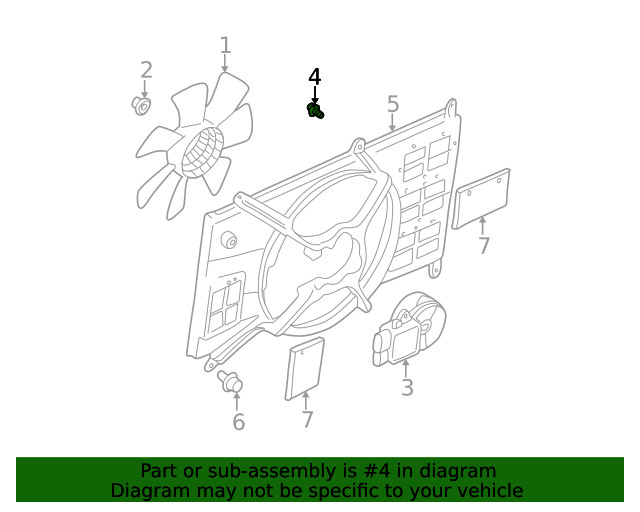 Genuine Mitsubishi Motor Bolt MR431306