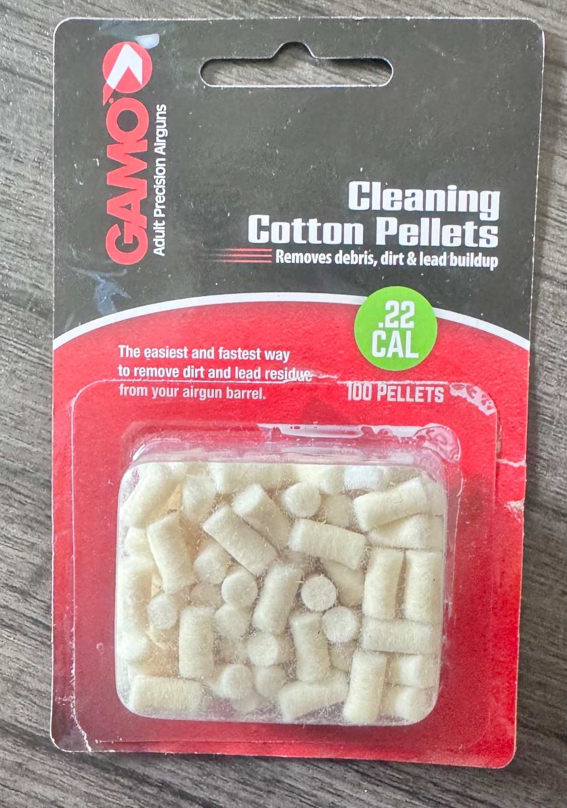 Gamo Cleaning Cotton Pellets 621241654CP Care & Maintenance  .22 Cal 99 Count