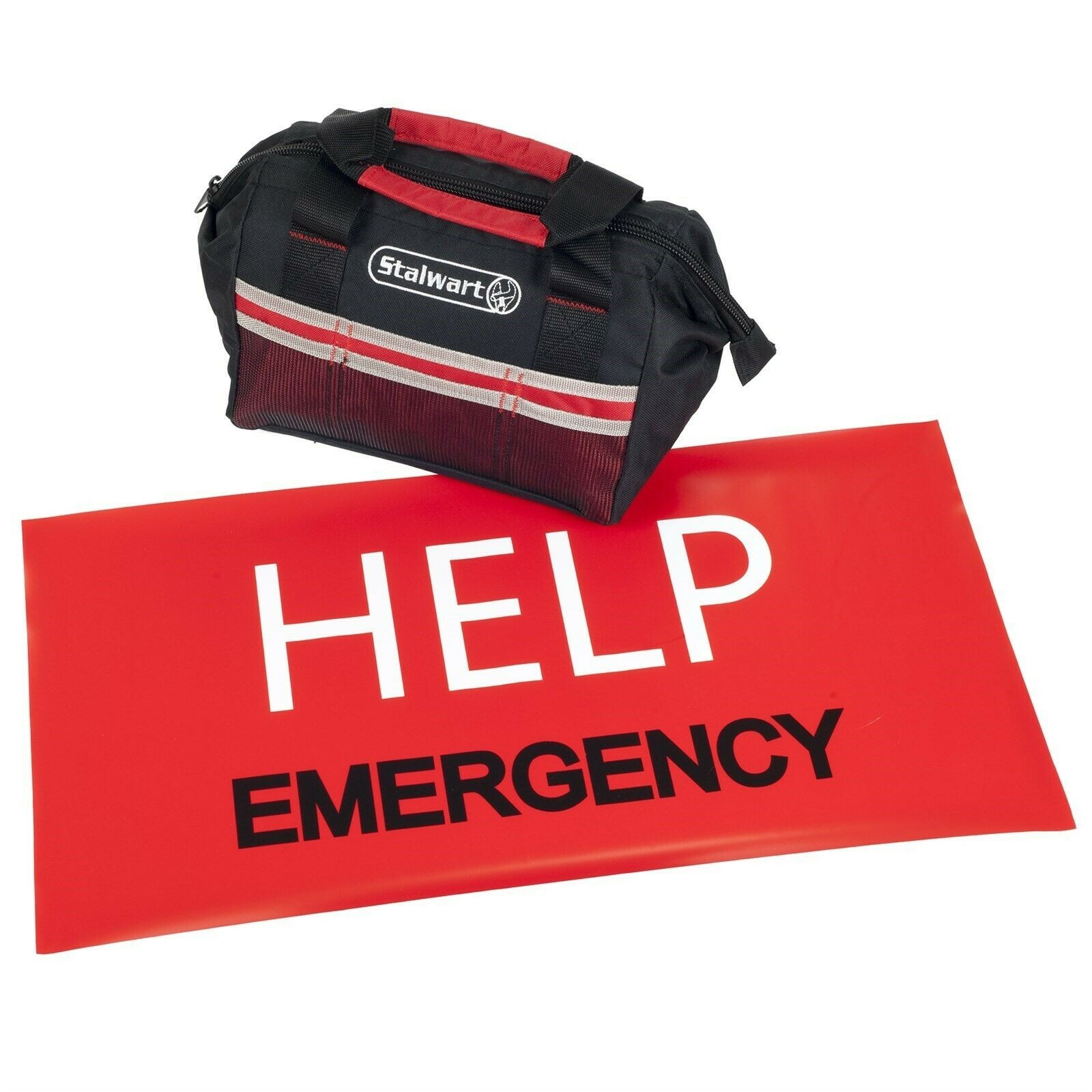 55 Piece Auto Emergency Kit Set Car Tool Bag Roadside Emergency Auto Tool Kit