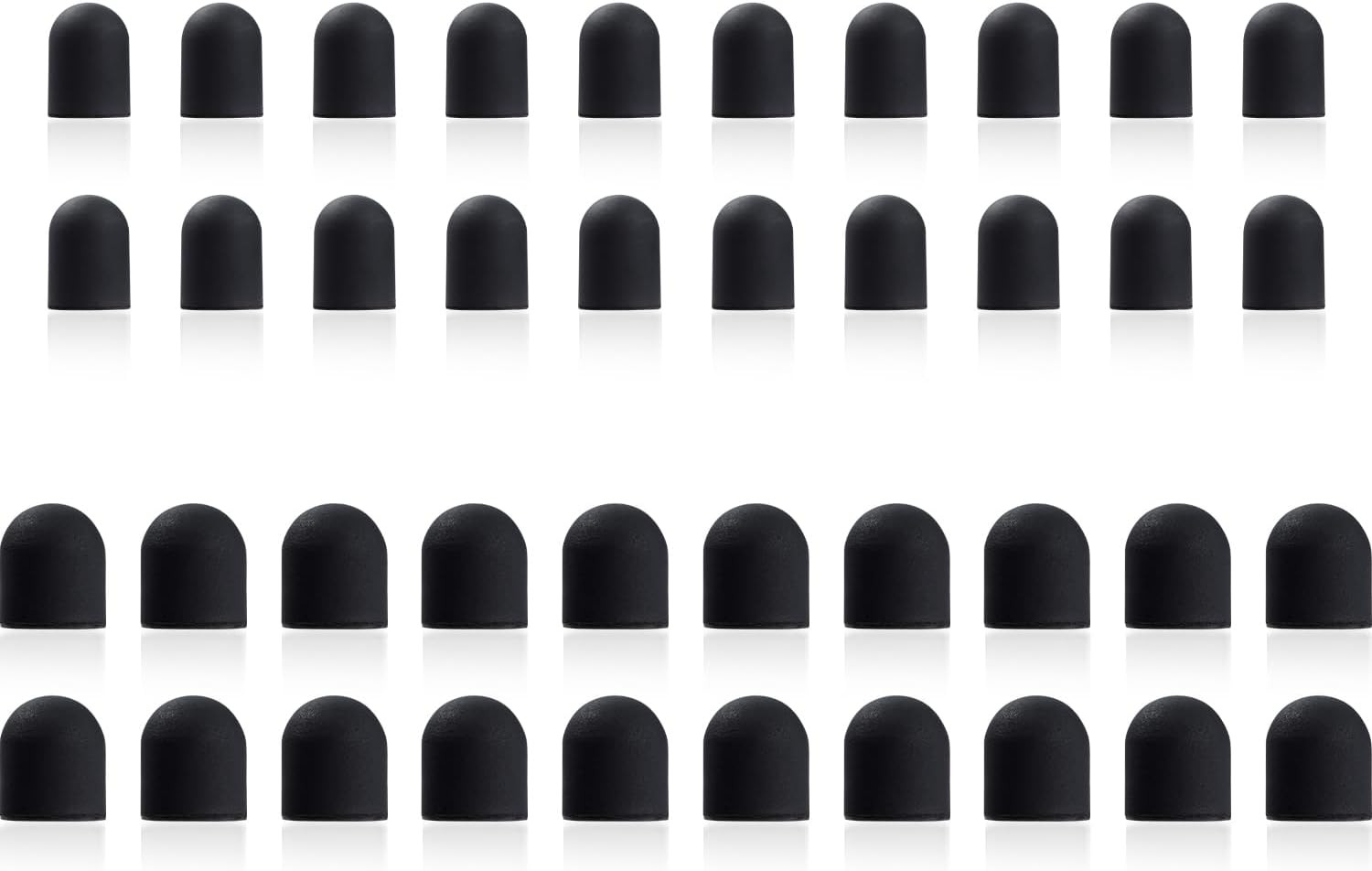 40 Pack Universal Stylus Pen Replacement Rubber Tips High Precision No Scratch