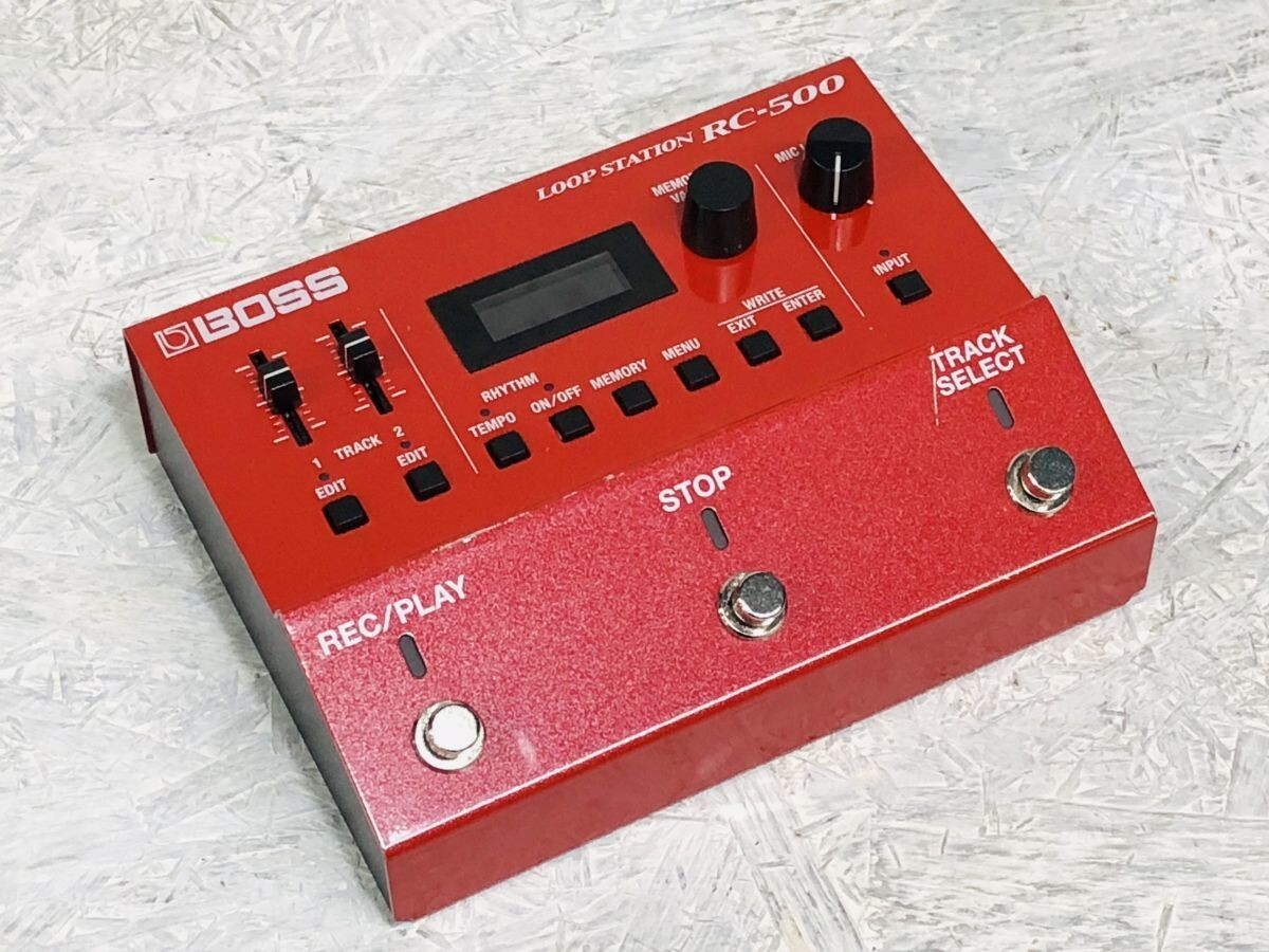 Boss RC-500 Loop Station Dual Track Looper Sampler Guitar Pedal