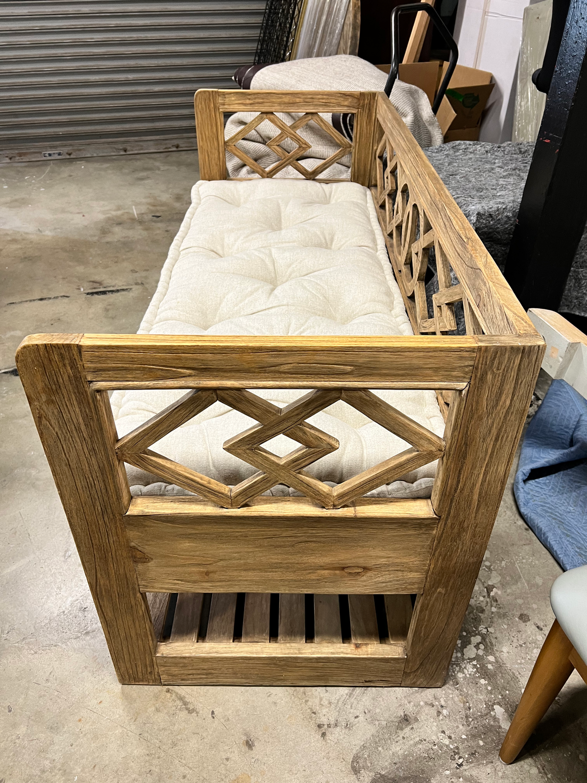 Gabby Home Modena 60 Inch Bench Natural