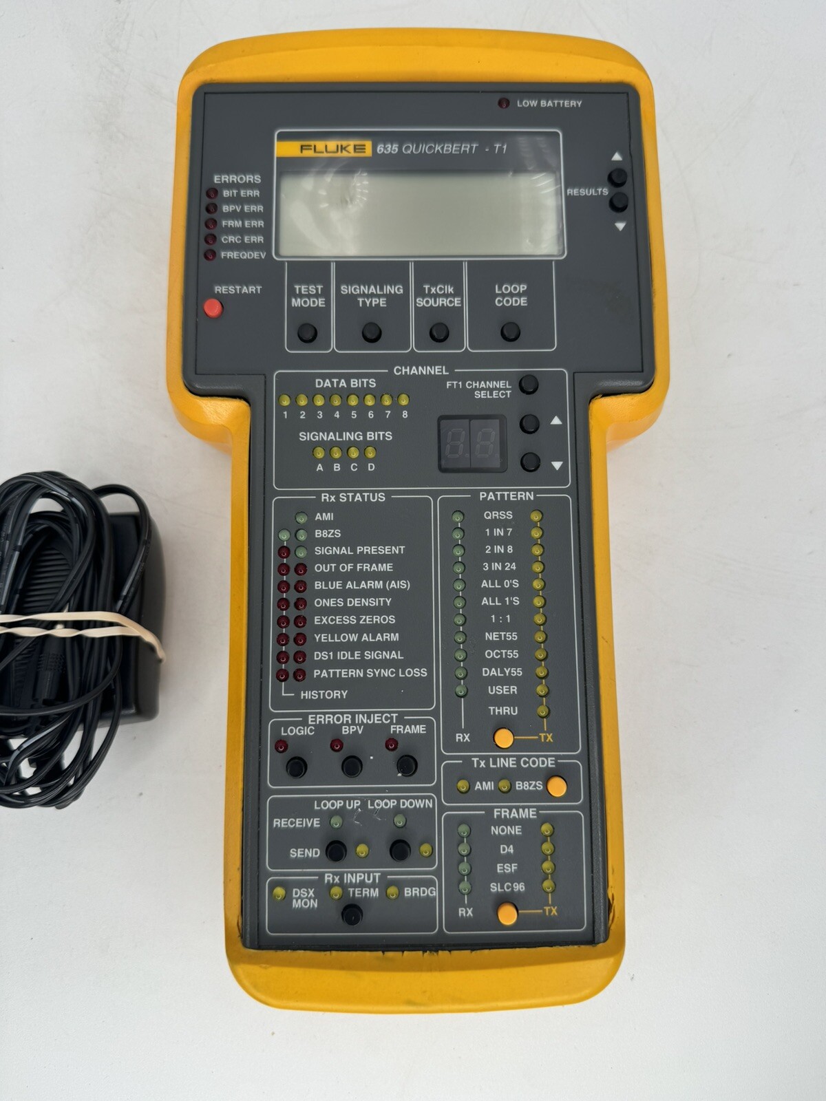 Fluke 635 Quickbert T1 - AS IS - Bad Battery
