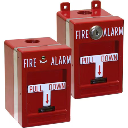 Edwards Signaling Mpsr1-Shtw-Ge Weatherproof Pull Station Sgl Action Hex