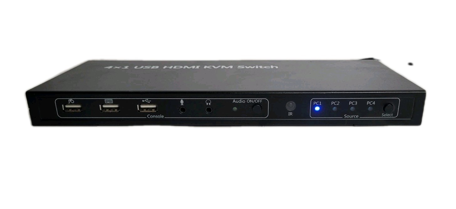 4x1 USB HDMI KVM Switch