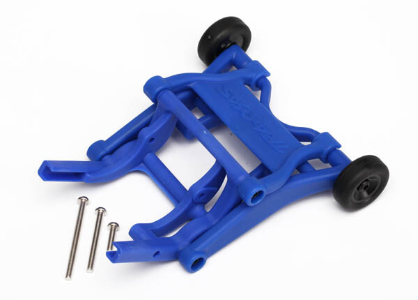 Traxxas Part 3678X Wheelie bar assembled Blue Slash Stampede Bandit New Package