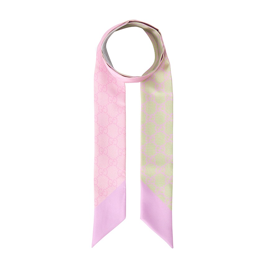 GUCCI Woman Silk Scarf 855289 3G001 3972 NEW ITEM