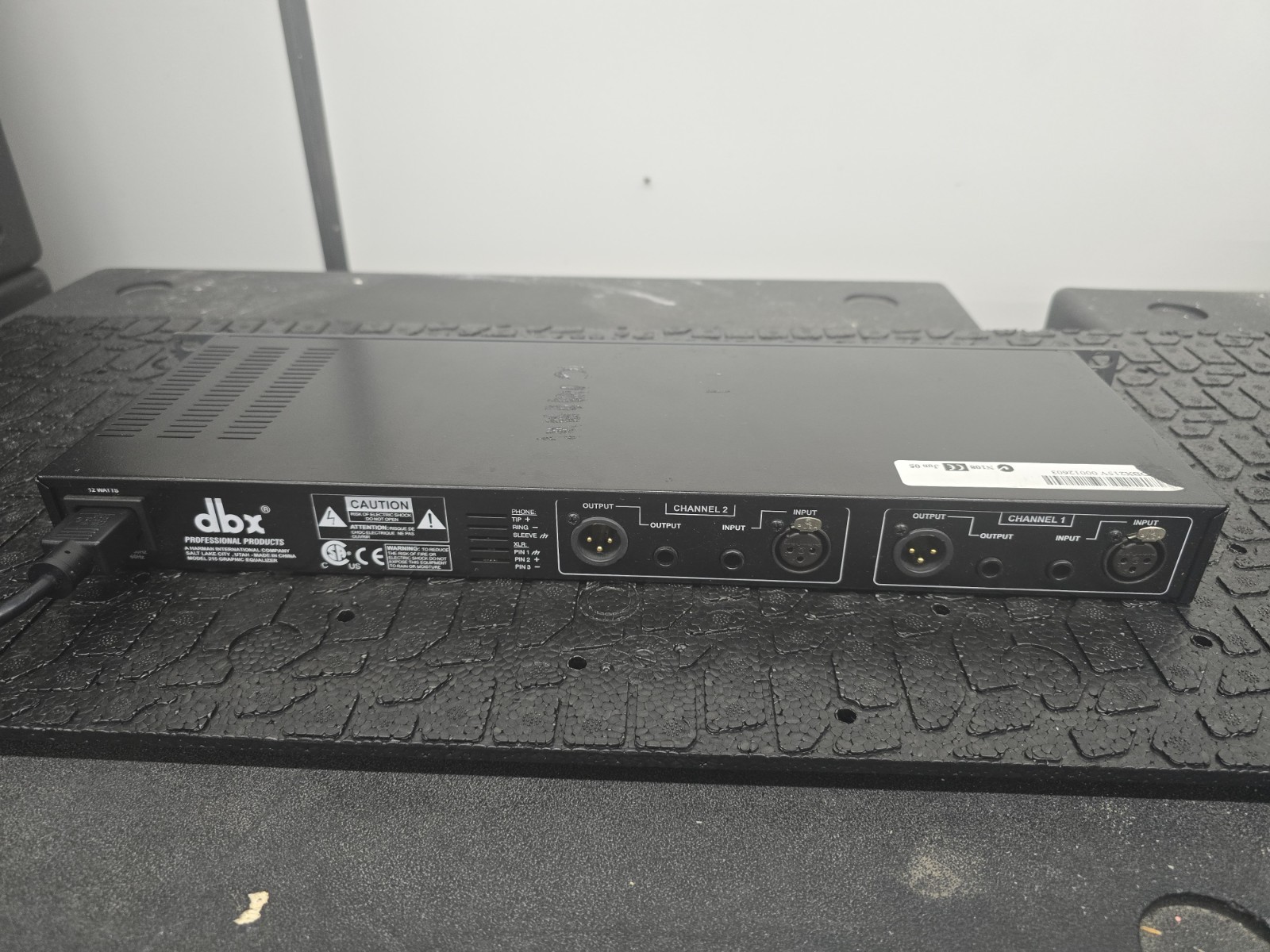 Dbx Graphic Equalizer Dbx215v 2 Channel Eq