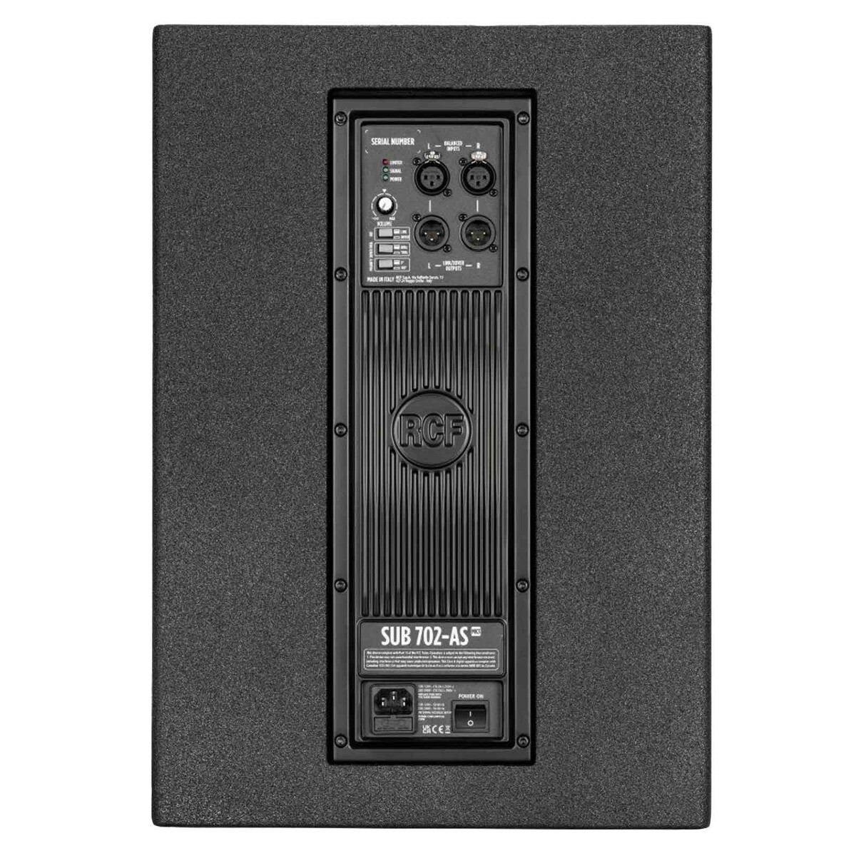 RCF SUB 702-AS MK3 1400W Class-D 12" Active Powered DJ PA Subwoofer