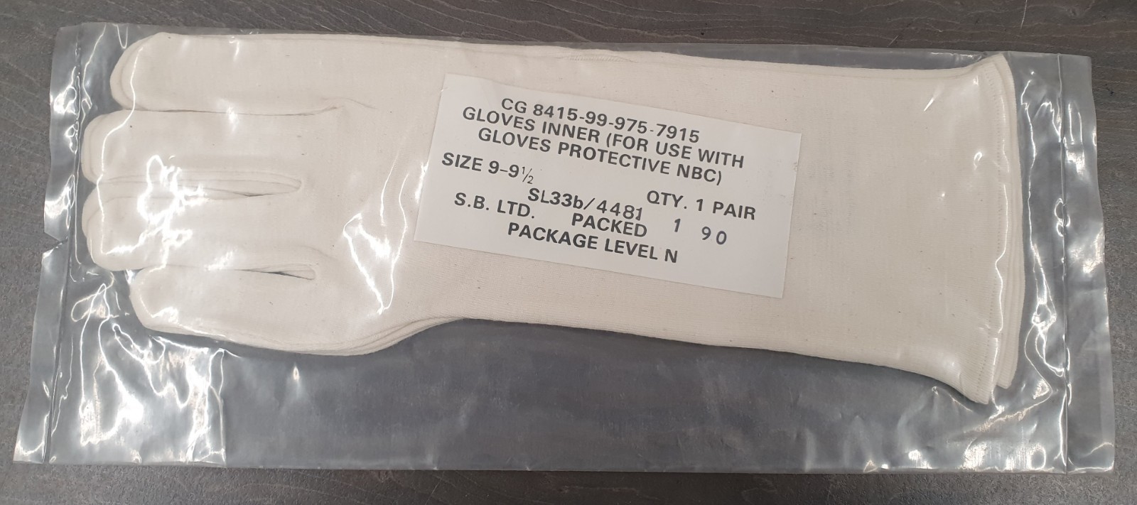 British Army NBC Inner Gloves Ideal for Parade / MP Use (Stil56)