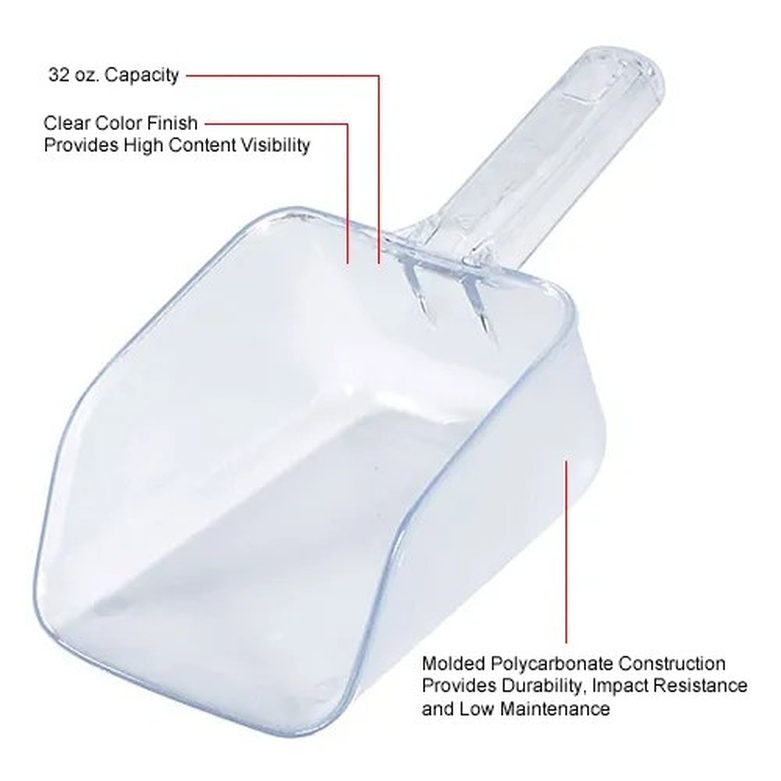 Rubbermaid Utility Scoops 32 Oz.