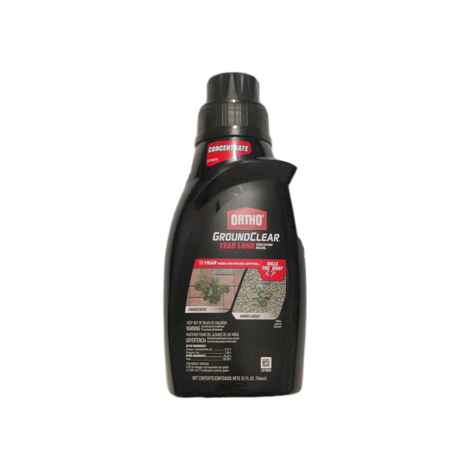 GroundClear Vegetation Killer, 32 oz. Concentrate - 4657010