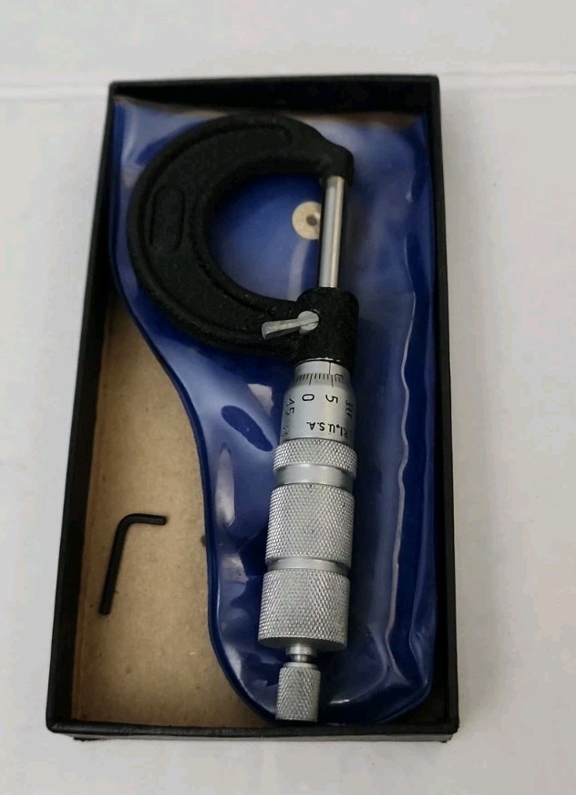 Central Tools Micrometer, 0-25mm…6026