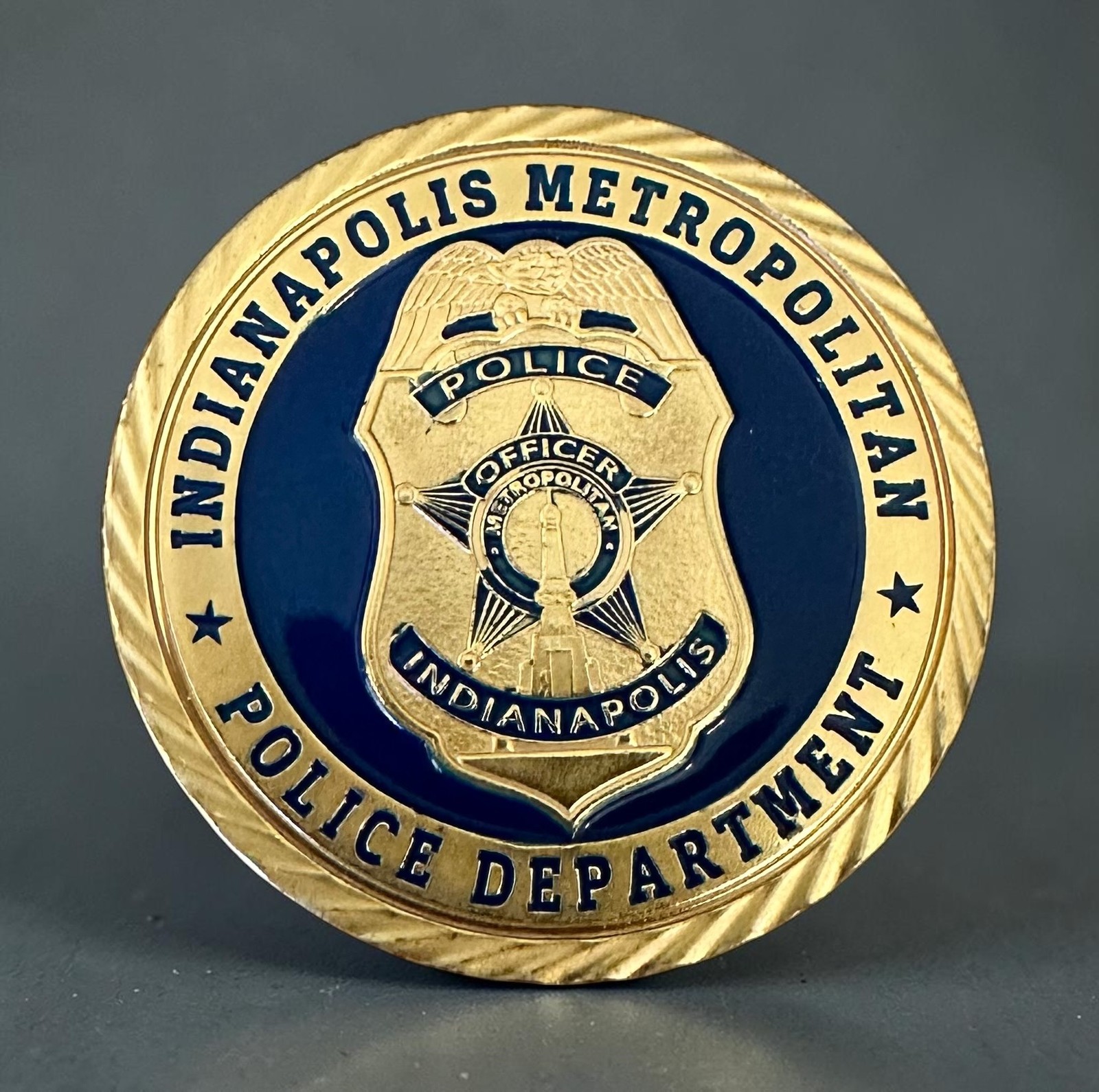 Indianapolis Metropolitan Police Department Challenge Coin ·FAST SHIPPING· ·NEW·