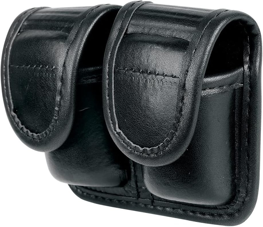 Black Nylon Speed Loader Pouch for .38/.357 - Secure and Lightweight
