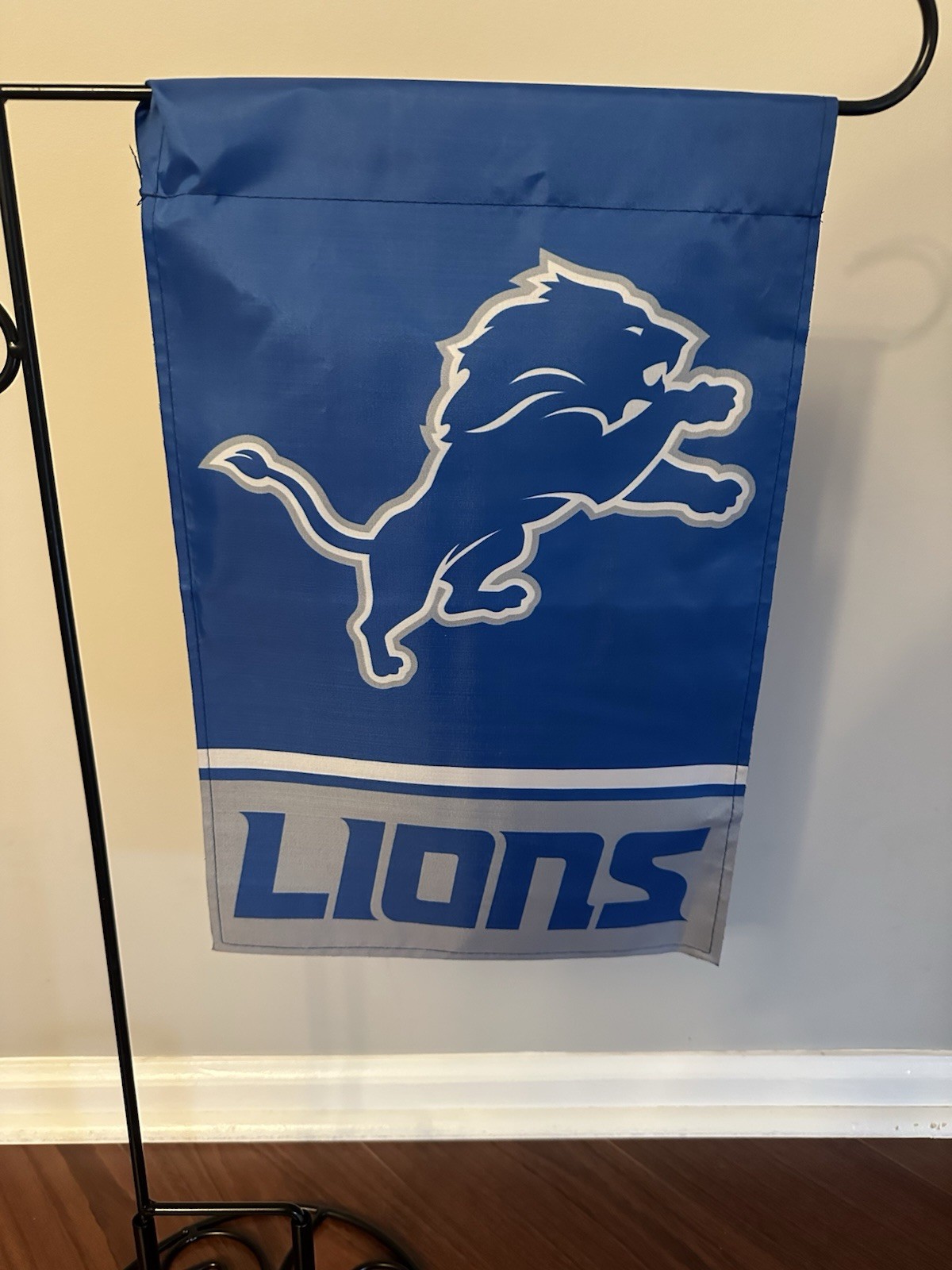 Detroit Lions Garden Flag Double Sided Detroit Lions Premium Yard Flag 12x18