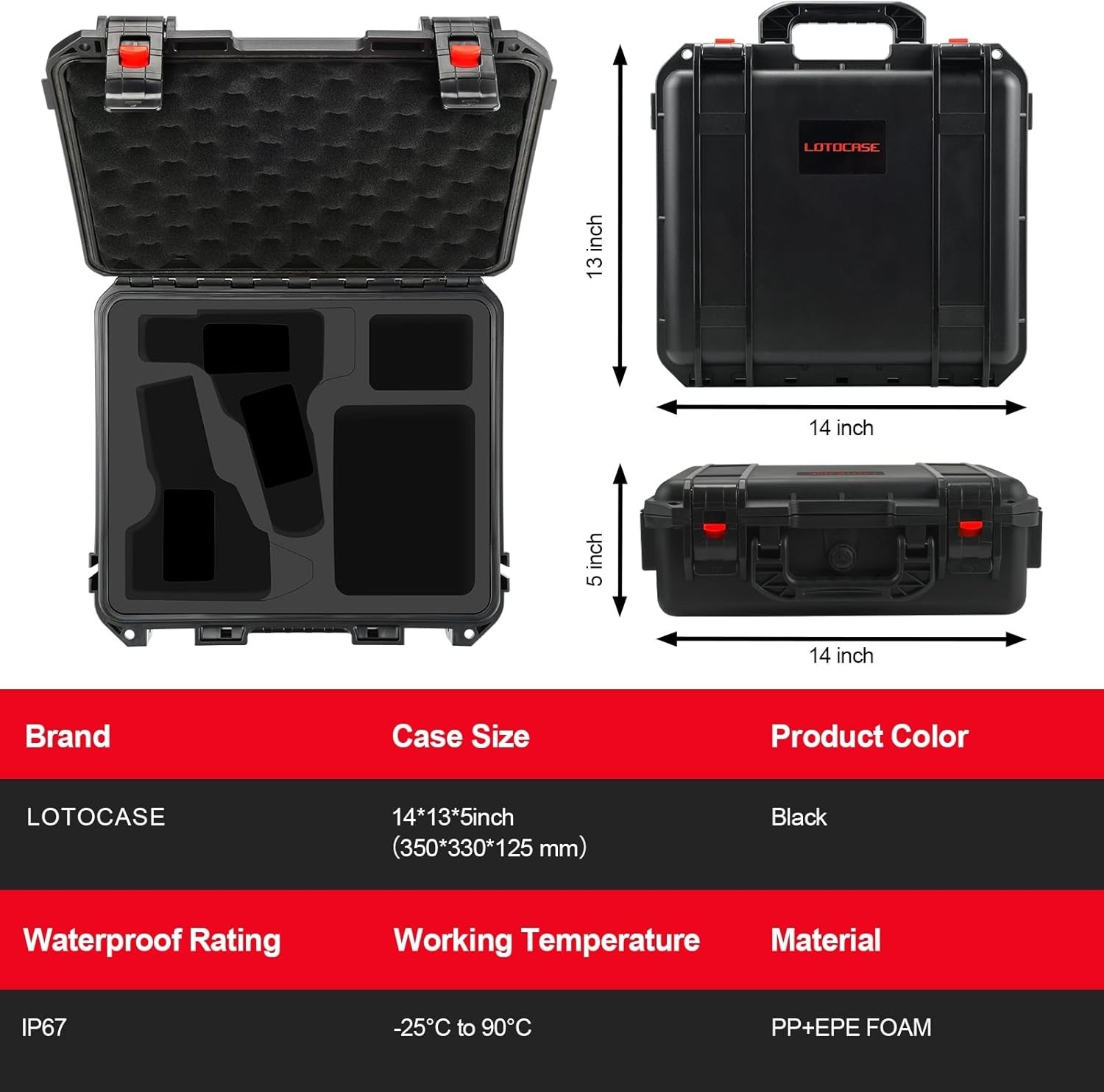 Case for Milwaukee M12 Impact Driver & Drill Set - Waterproof Tool Box with Remo