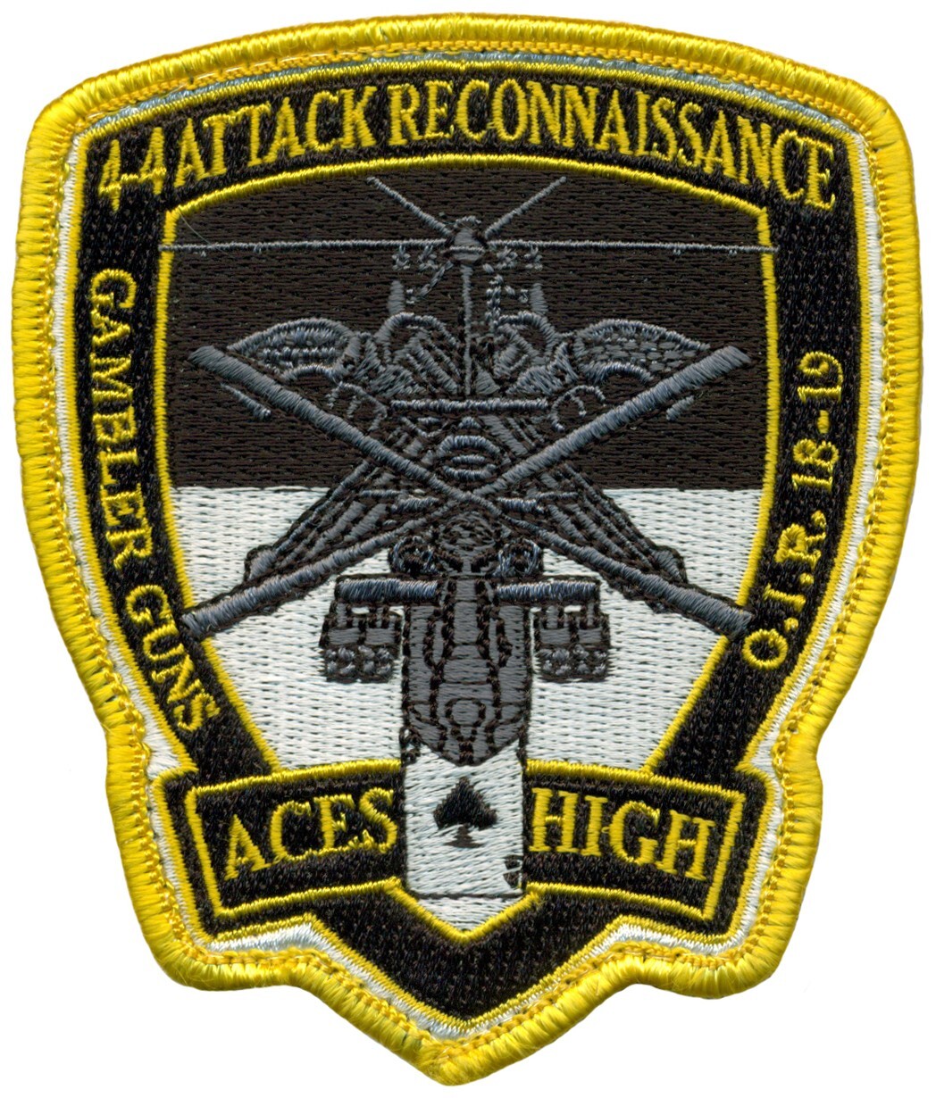 US ARMY 4th BATTALION 4th ATTACK RECONNAISSANCE BATTALION OIR 18-19 PATCH