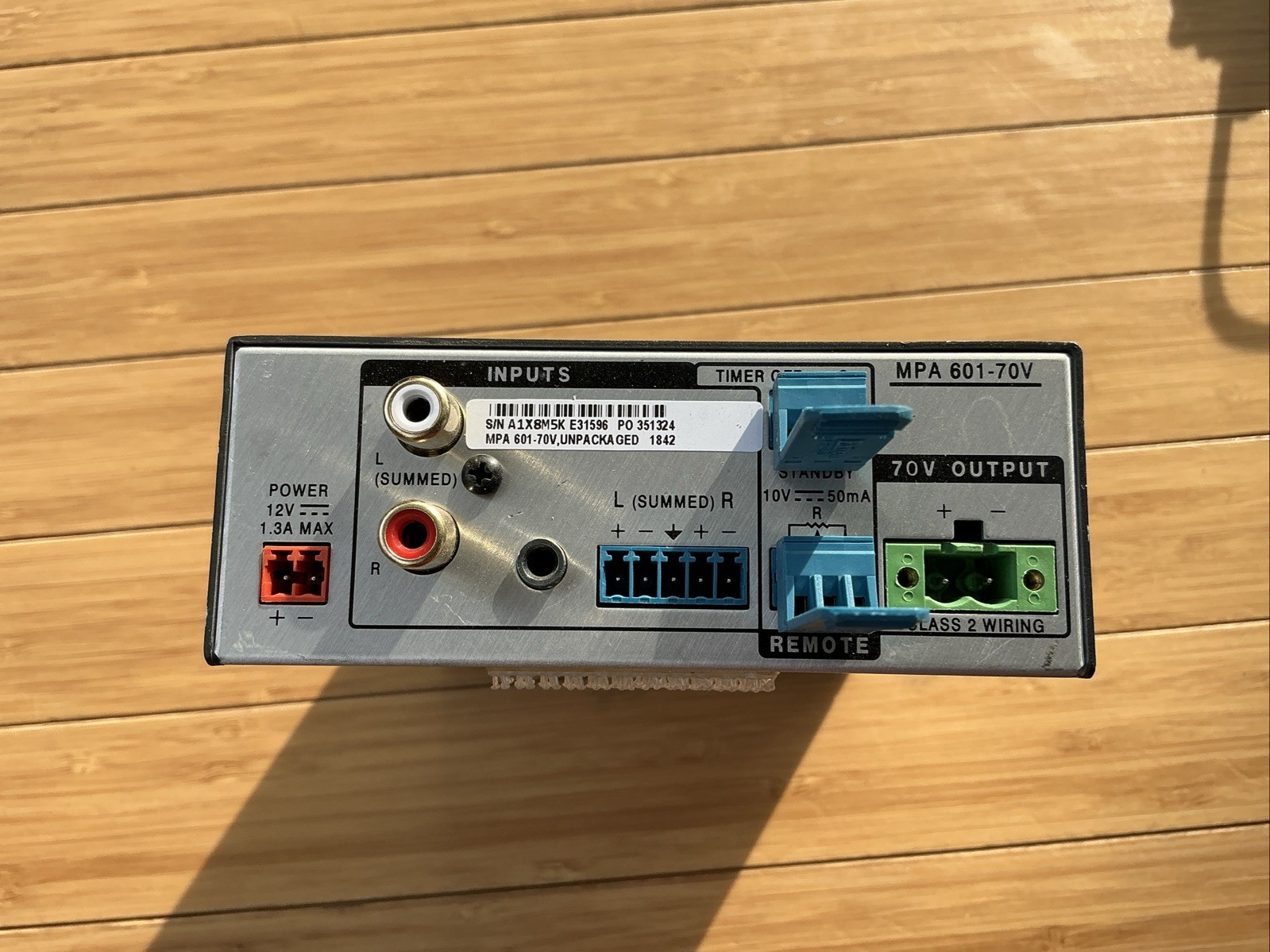 Extron MPA 601-70V Mini Amplifier - No Power Supply