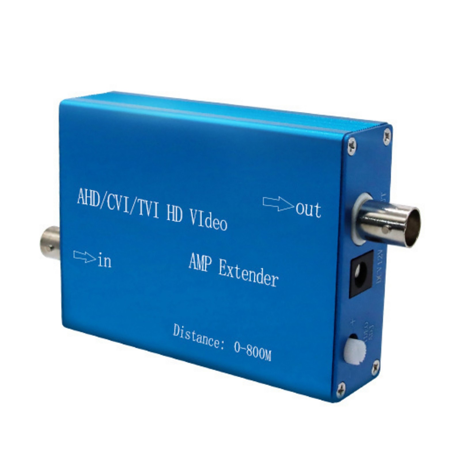 1*Coaxial Cable AHD/TVI/CVI/CVBS 1080P Video Amplifier 0-800 Meters Transmission