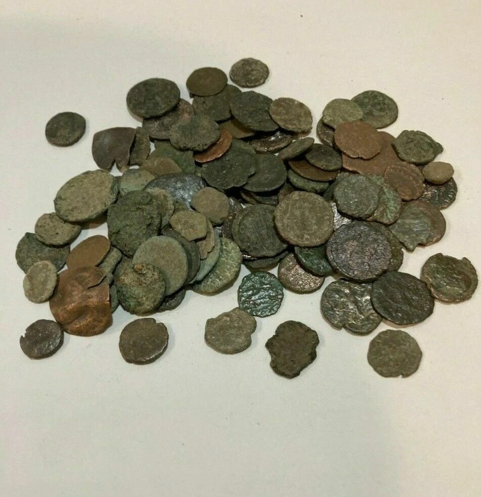 one  LOT OF 24 AE ANCIENT & ROMAN COINS AND ALWAYS BONUS COINS ADDED..,.,