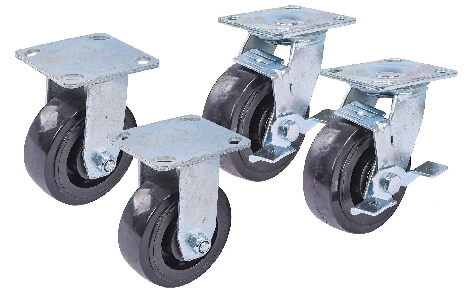JEGS 81411-1 Replacement Casters for JEGS 5-Drawer Tool Box Cart 555-81411 [Set