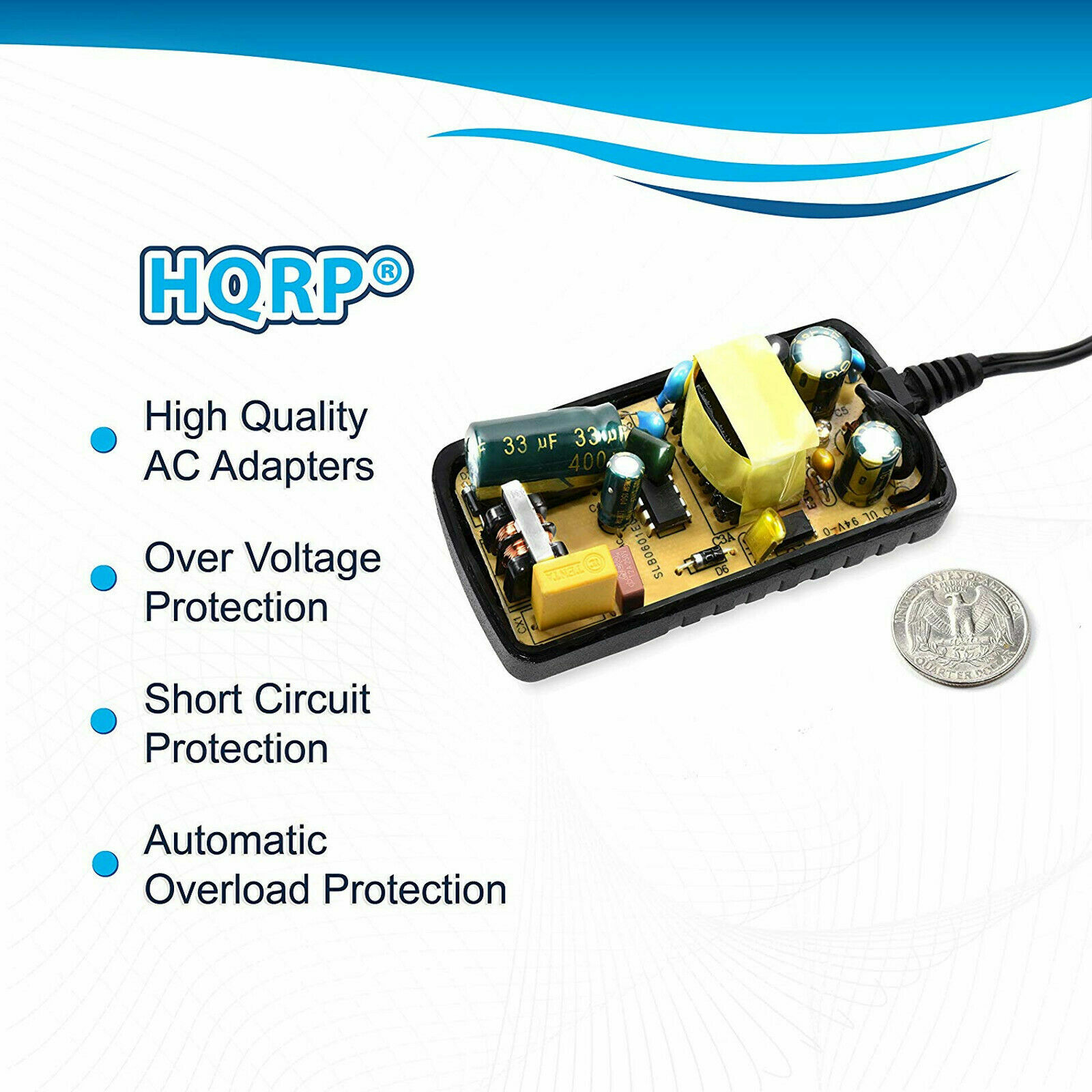 HQRP AC Adapter for ProForm Strideclimber 490