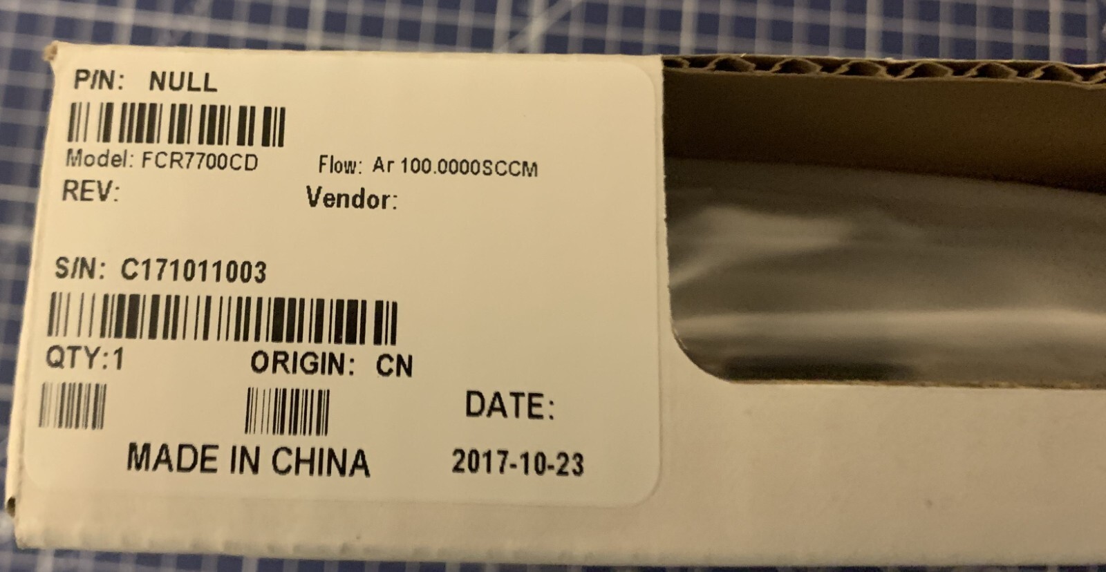 Aera FC-R7700CD 100 SCCM Mass Flow Controller - New