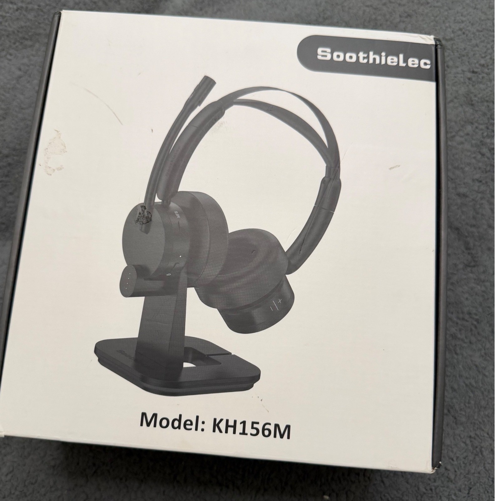 Soothielec KH156M Wireless Headset Unisex OS Black New Bluetooth Charging Stand