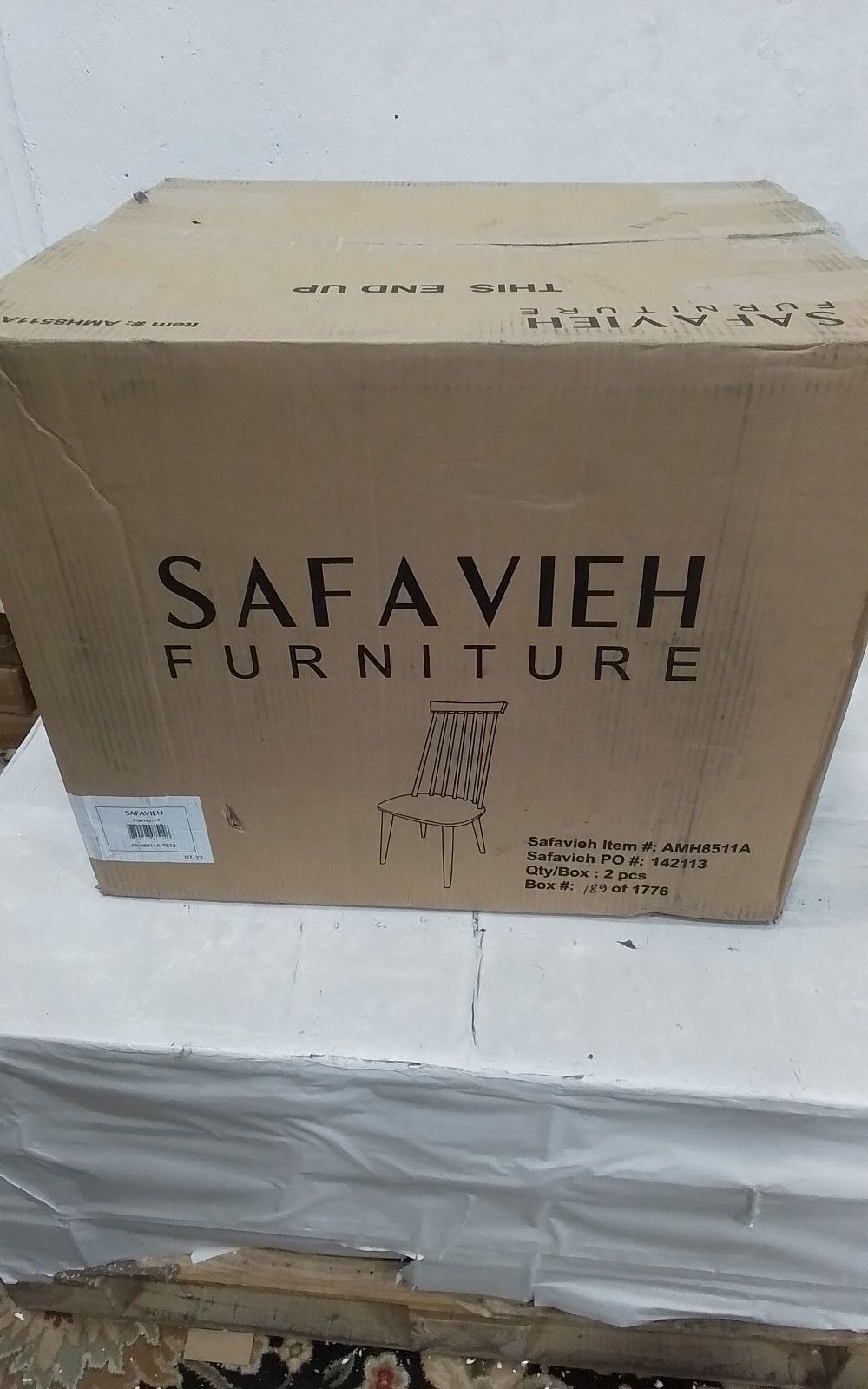 Safavieh BURRIS SIDE CHAIR, Reduced Price 2172745040 AMH8511A