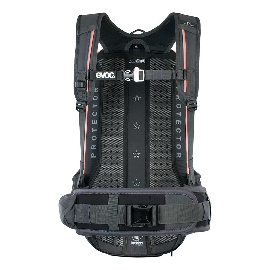 EVOC FR Enduro Backpack 16L with Removable Back Protector, Hydration Compatible