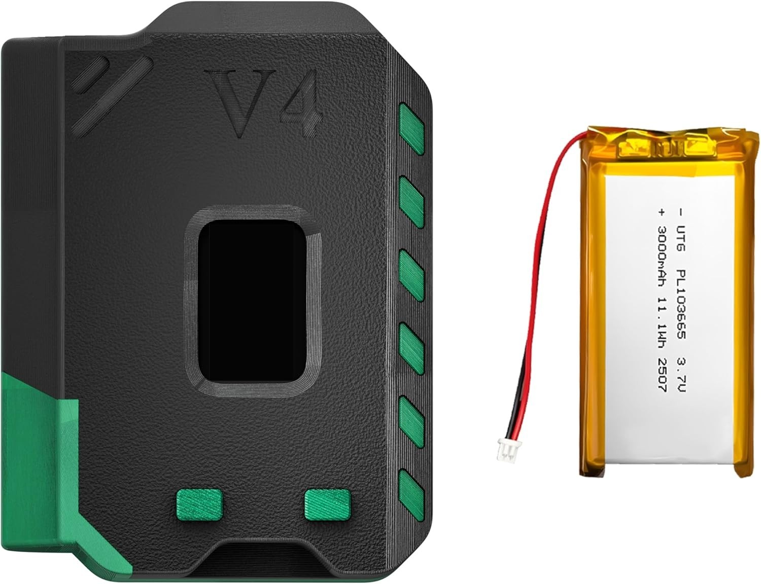3000mAh Battery & Durable Case for Heltec V4 Development: Ideal for Prototyping