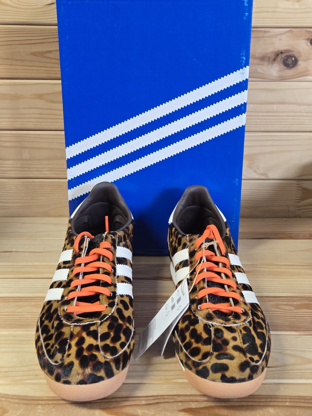 Adidas SL 72 OG Leopard Print Dark Brown JI0189 US Woman's Size 6.5