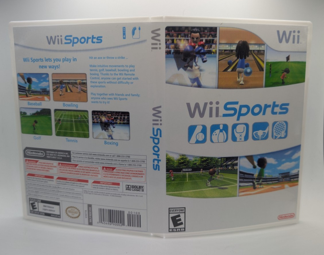 Wii Sports - Wii Empty Case Replacement (No Game)