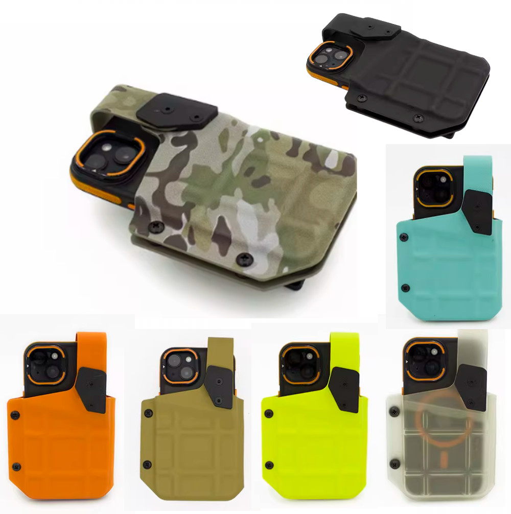 Tactical Quick-Release Phone Case Belt Tool Kit with Thumb Lock