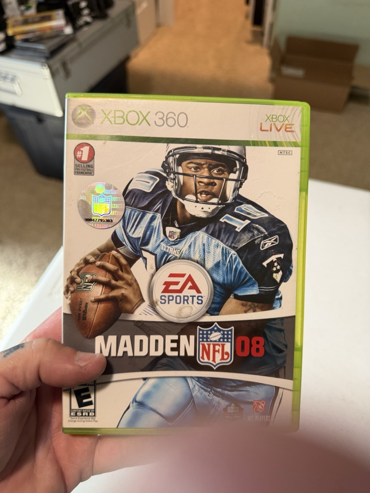 Madden NFL 08 Microsoft Xbox 360 EA Sports Football Game Case and Manual ONLY