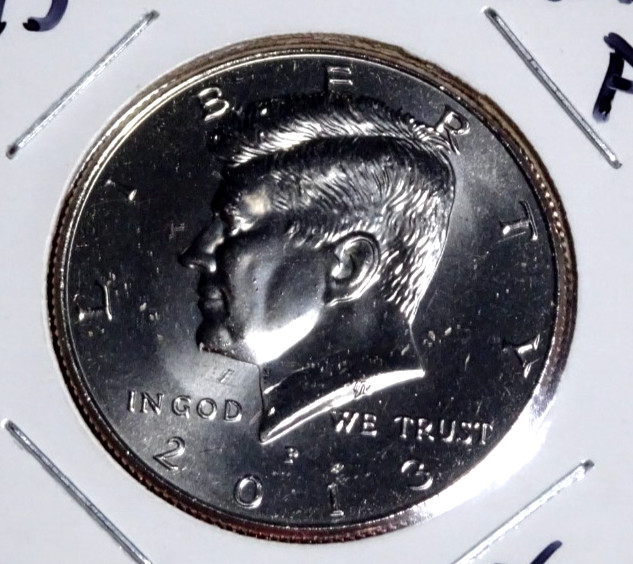 2013-P PRESIDENT JOHN F KENNEDY HALF DOLLAR OUT OF US MINT SET NICE COIN #1