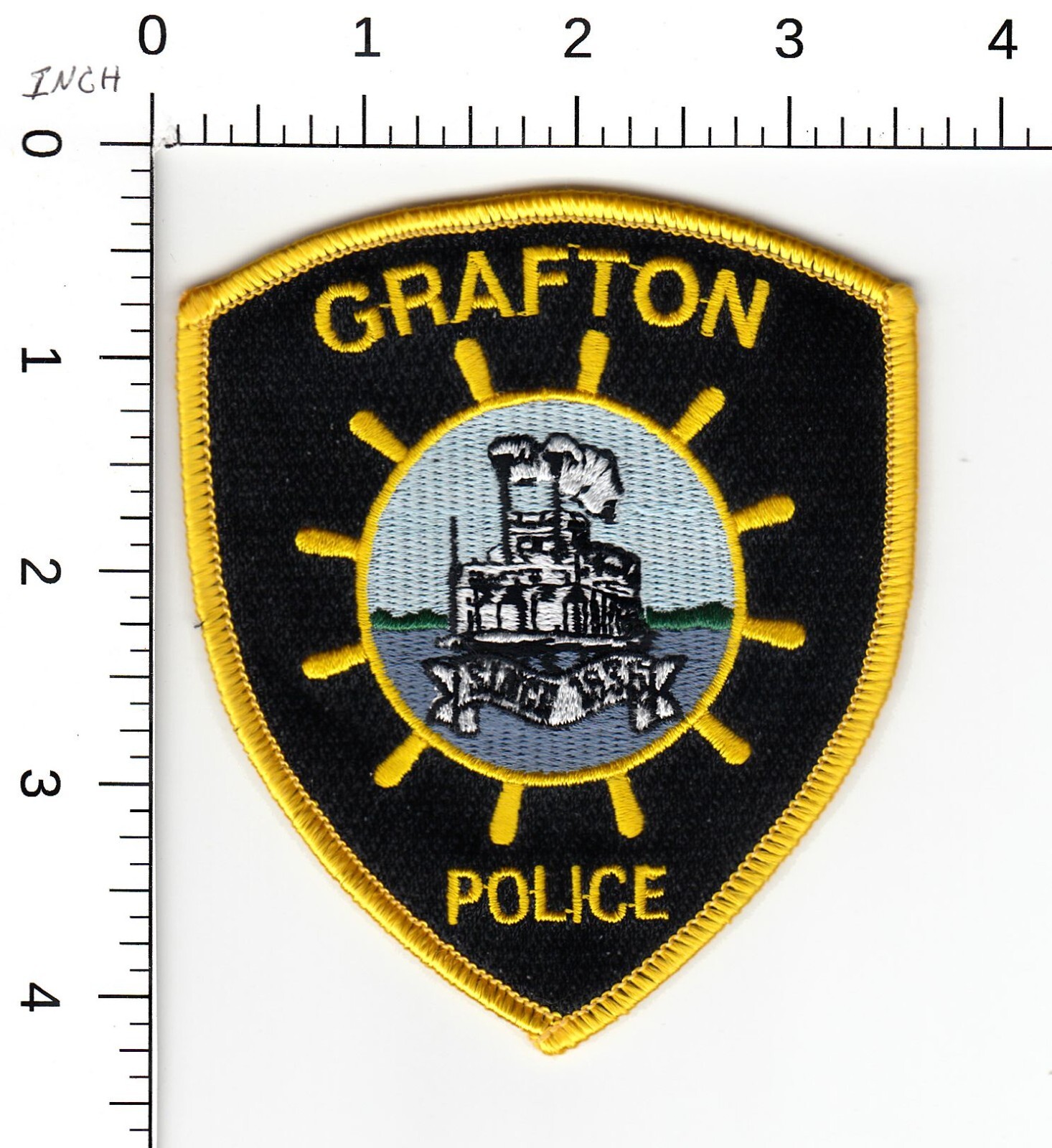 GRAFTON ^^^  (RIVERBOAT) ILLINOIS POLICE COLLECTIBLE PATCH